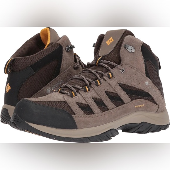 NIB Columbia Crestwood Mid Waterproof Hiking Boots for Men size 13 US - Picture 1 of 7